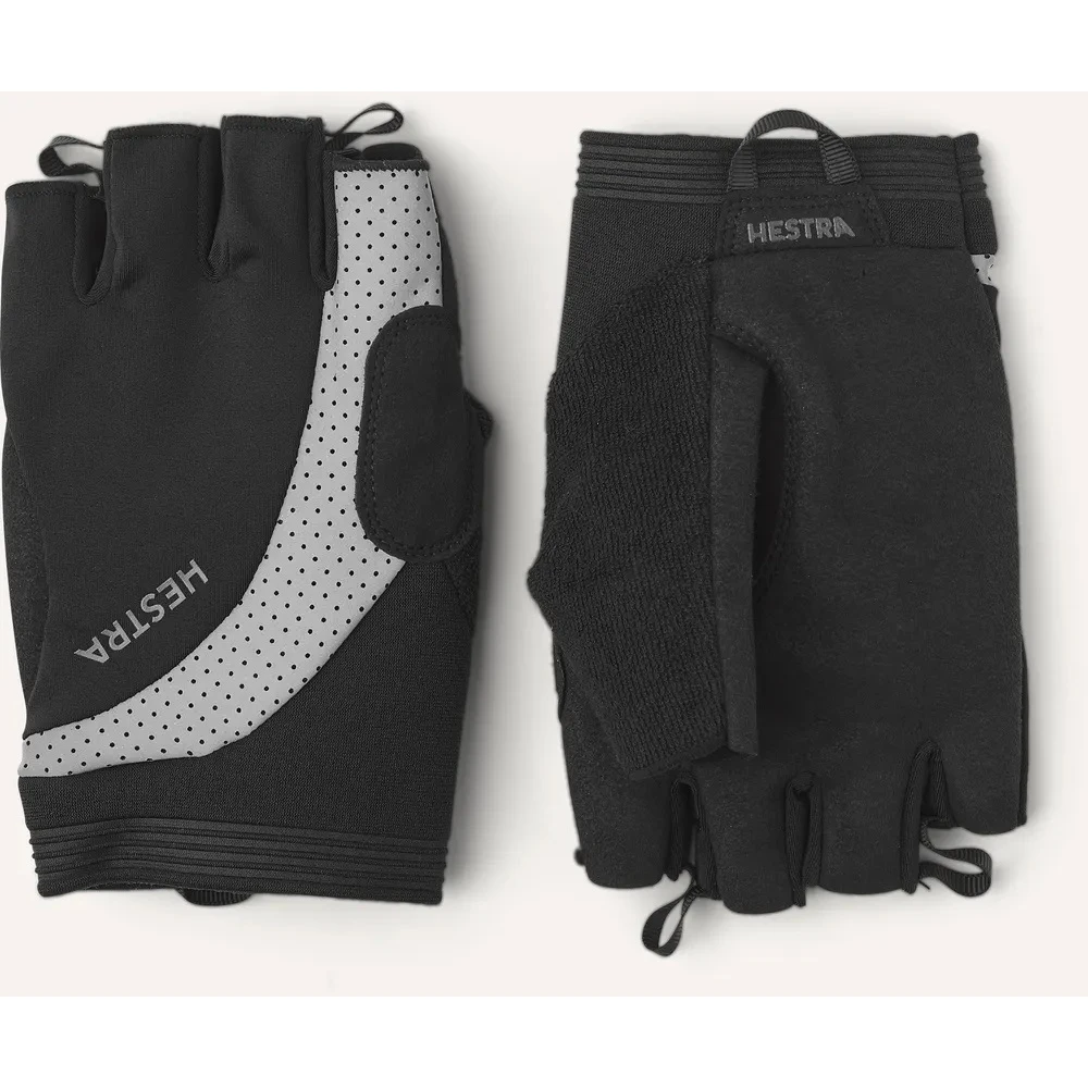 Hestra Apex Reflective Short - 5 Finger Guanti Ciclismo - Nero 8 Hestra Apex Reflective Short - 5 Finger Guanti Ciclismo - Nero - immagine 6