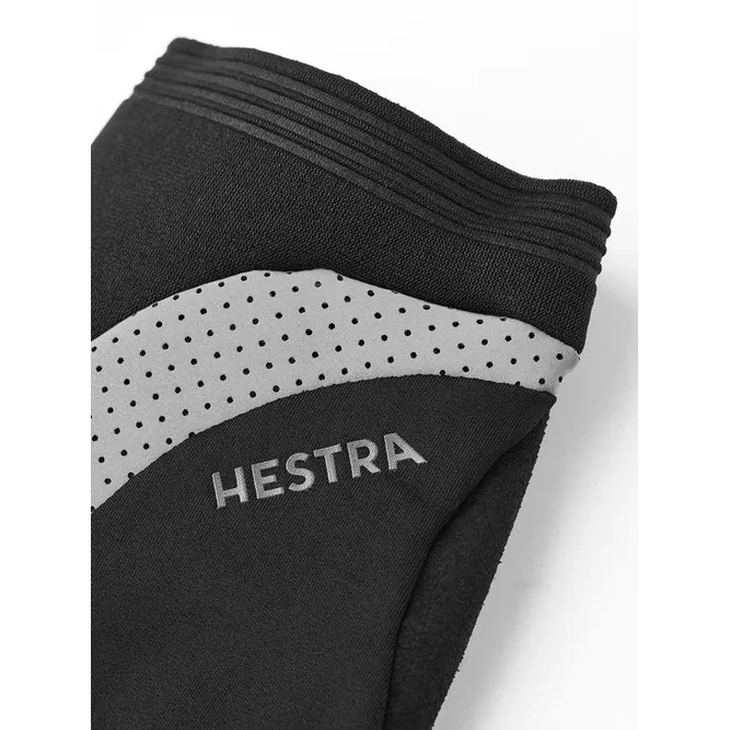 Hestra Apex Reflective Short - 5 Finger Guanti Ciclismo - Nero 4 Hestra Apex Reflective Short - 5 Finger Guanti Ciclismo - Nero - immagine 2