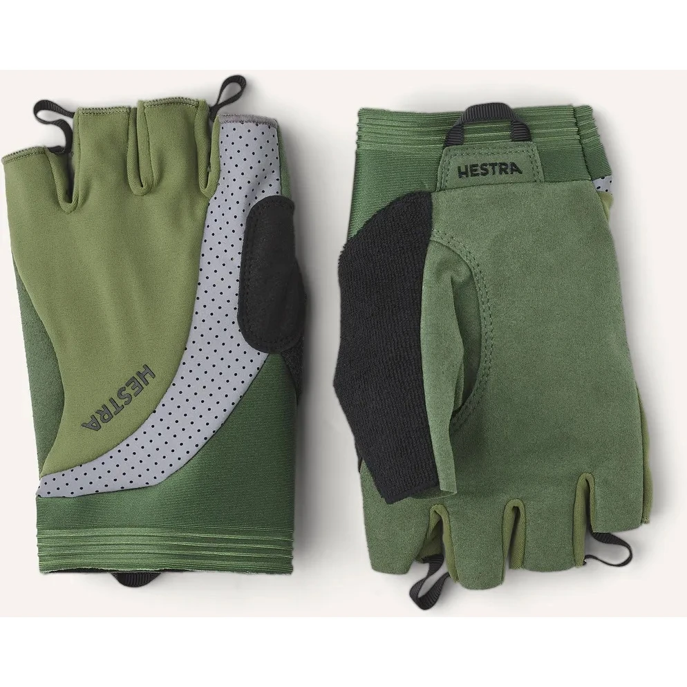 Hestra Apex Reflective Short - 5 Finger Guanti Ciclismo - Olive 8 Hestra Apex Reflective Short - 5 Finger Guanti Ciclismo - Olive - immagine 6