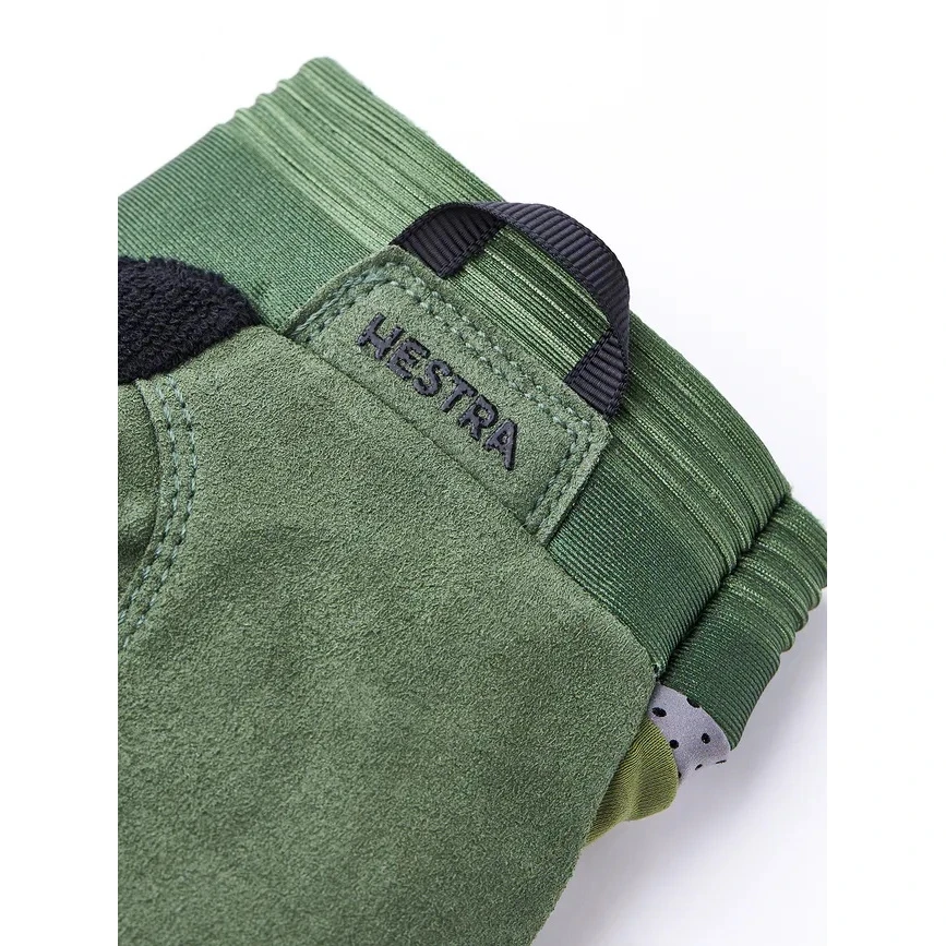 Hestra Apex Reflective Short - 5 Finger Guanti Ciclismo - Olive 7 Hestra Apex Reflective Short - 5 Finger Guanti Ciclismo - Olive - immagine 5