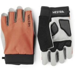 Hestra Guanti Ciclismo Bike Guard Short - 5 Finger - Arancione