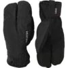 Hestra Guanti Da Ciclismo A 3 Dita - CZone Mistral Split Mitt - Nero