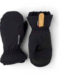 Hestra CZone Pluto Muffole Bambino, Nero