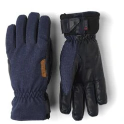 Hestra CZone Primaloft Inverno - 5 Finger Guanti Da Sci Donna - Navy
