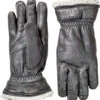 Hestra Deerskin Primaloft Guanti Donna, Nero