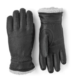 Hestra Deerskin Primaloft Guanti In Pelle - Nero
