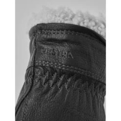 Hestra Deerskin Primaloft Guanti In Pelle - Nero 9 Hestra Deerskin Primaloft Guanti In Pelle - Nero -Negozio Hestra hestra deerskin primaloft leather gloves black 3 1323796