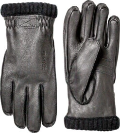 Hestra Deerskin Primaloft Rib Guanti Uomo, Marrone