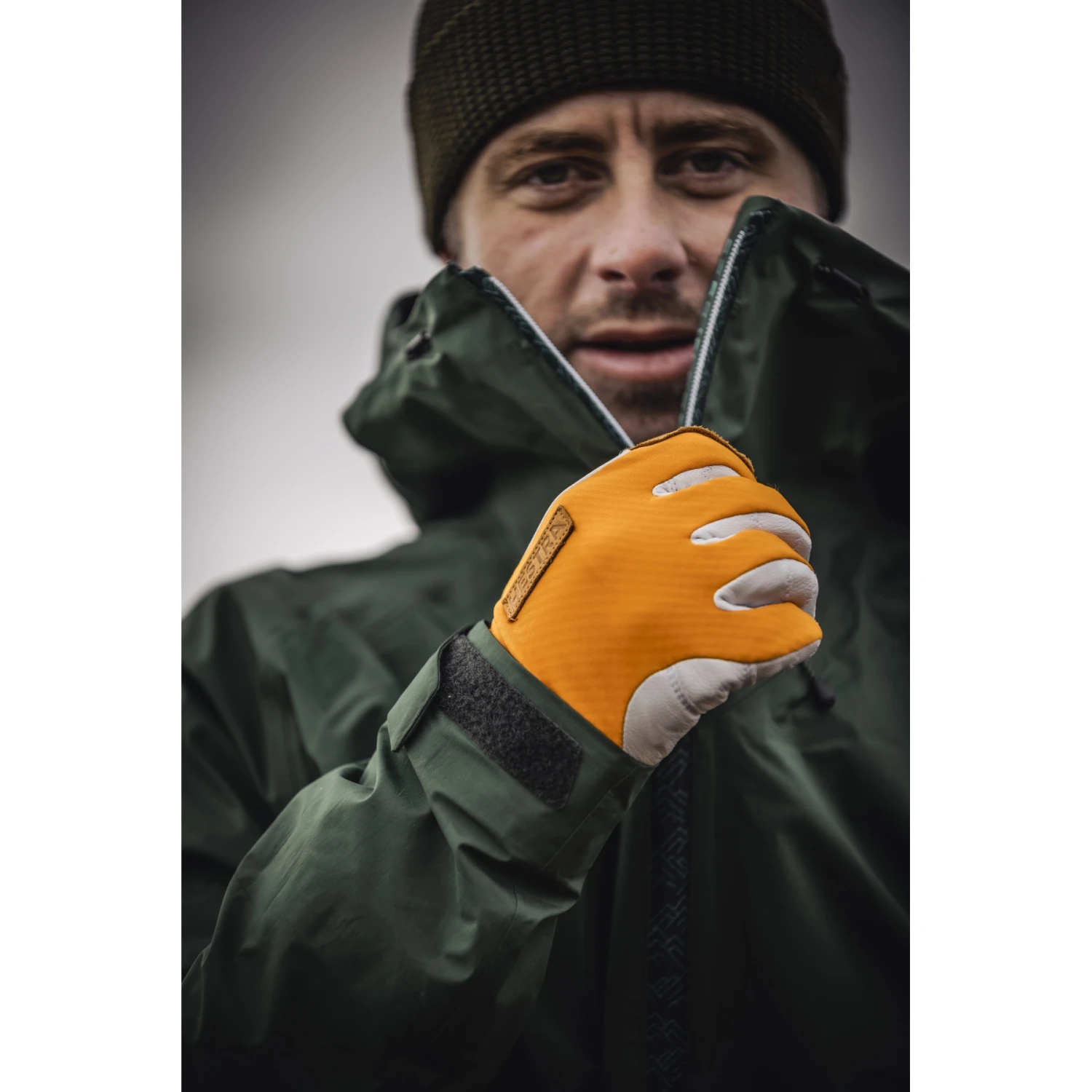 Hestra Guanti Outdoor A 5 Dita - Ergo Grip Active Wool Terry - Orange/offwhite 11 Hestra Guanti Outdoor A 5 Dita - Ergo Grip Active Wool Terry - Orange/offwhite - immagine 9