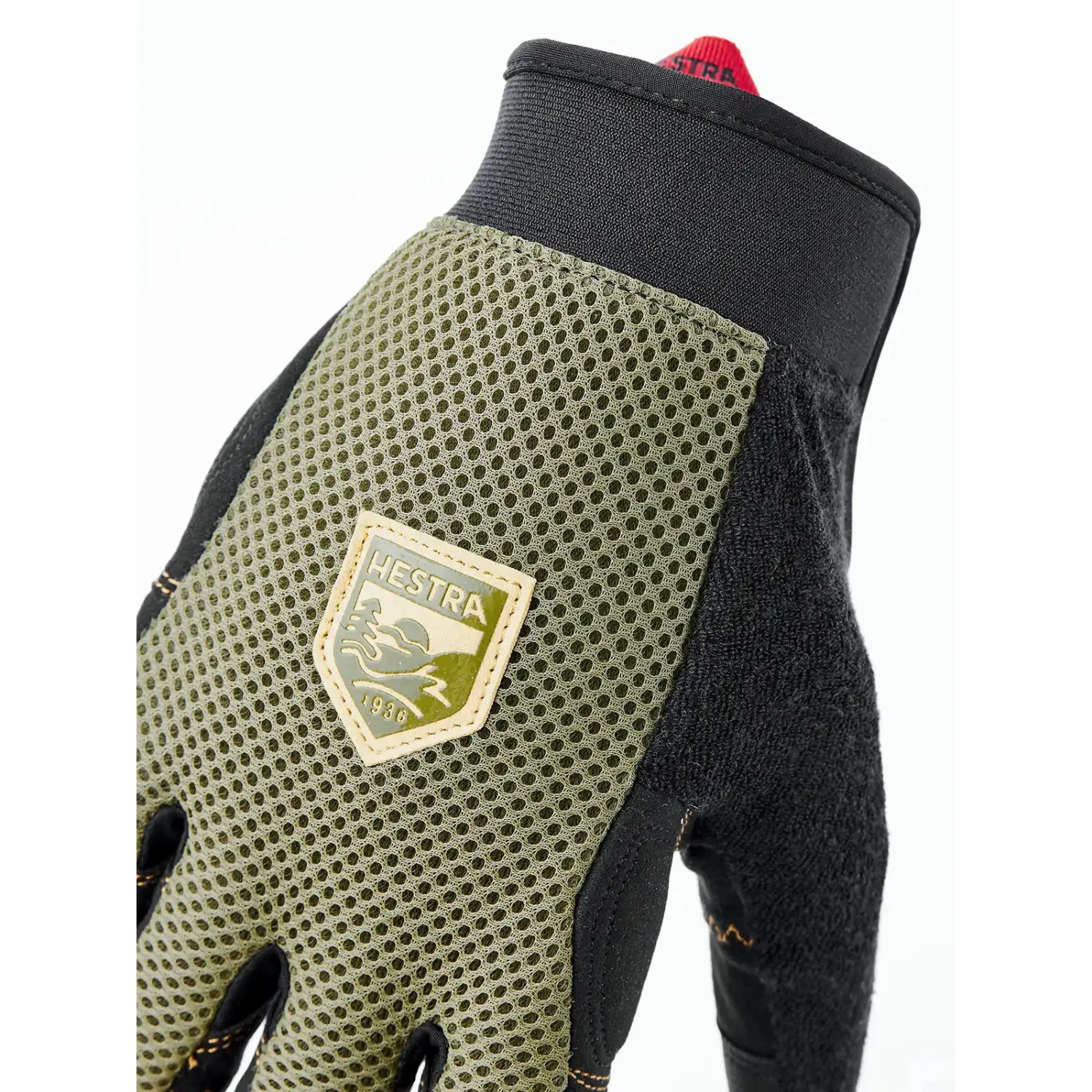 Hestra Ergo Grip Long Finger Guanti Ciclismo - Olive 4 Hestra Ergo Grip Long Finger Guanti Ciclismo - Olive - immagine 2