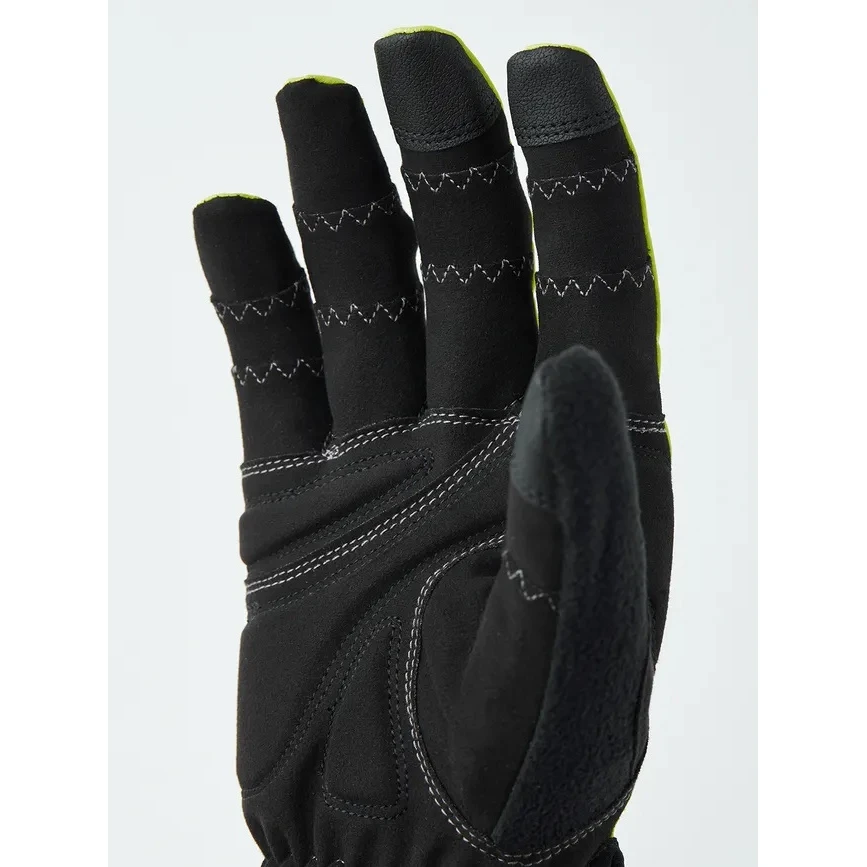 Hestra Ergo Grip Long - 5 Finger Guanti Ciclismo - Giallo / Nero 4 Hestra Ergo Grip Long - 5 Finger Guanti Ciclismo - Giallo / Nero - immagine 3
