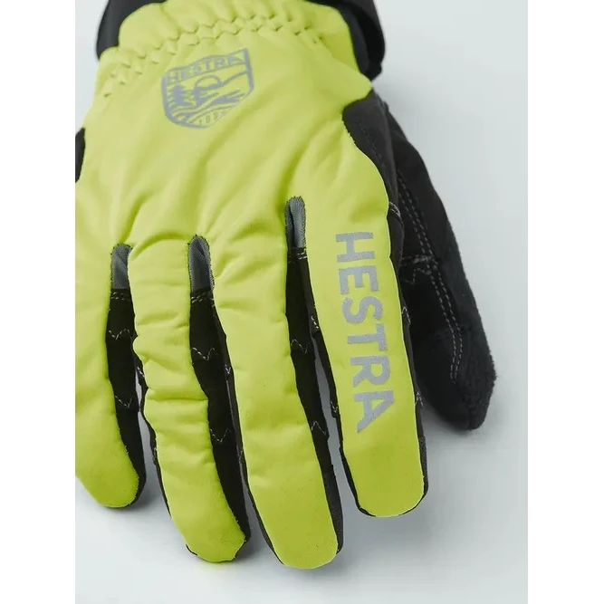 Hestra Ergo Grip Long - 5 Finger Guanti Ciclismo - Giallo / Nero 8 Hestra Ergo Grip Long - 5 Finger Guanti Ciclismo - Giallo / Nero - immagine 7