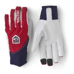 Hestra Guanti Ciclismo - Ergo Grip Race Cut 5-finger - Red/navy