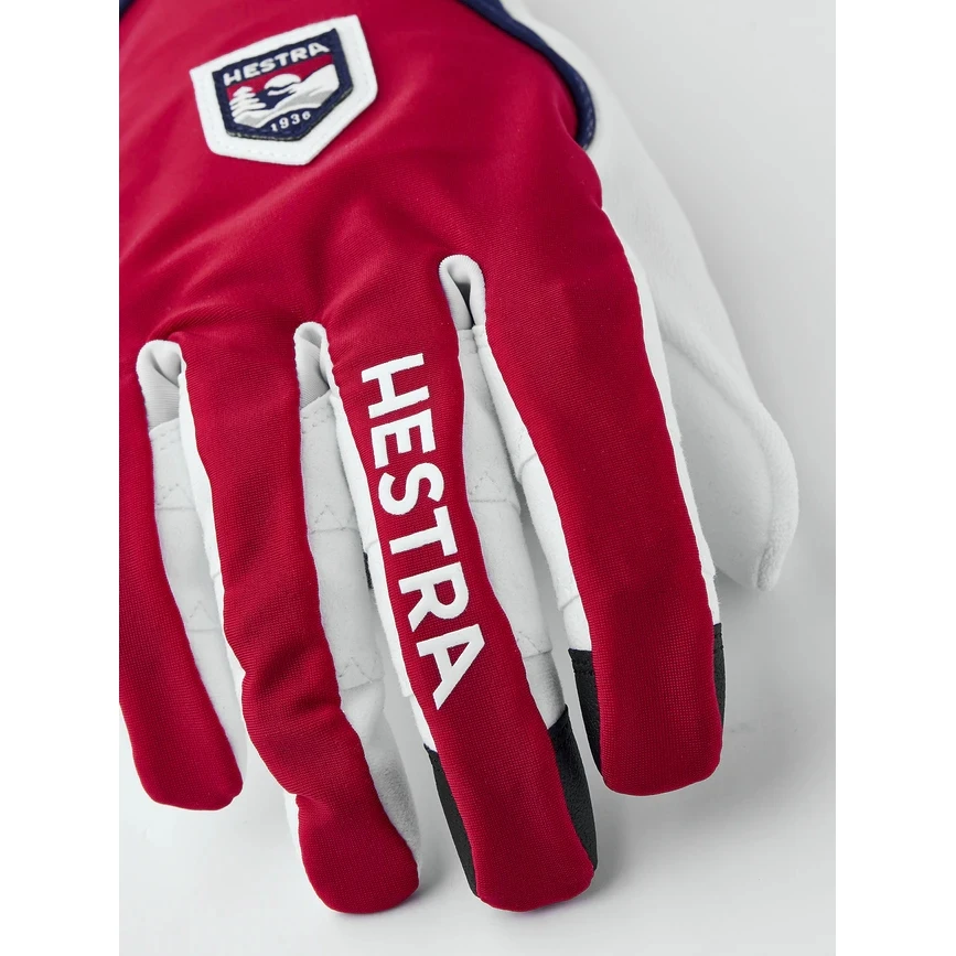 Hestra Guanti Ciclismo - Ergo Grip Race Cut 5-finger - Red/navy 5 Hestra Guanti Ciclismo - Ergo Grip Race Cut 5-finger - Red/navy - immagine 3