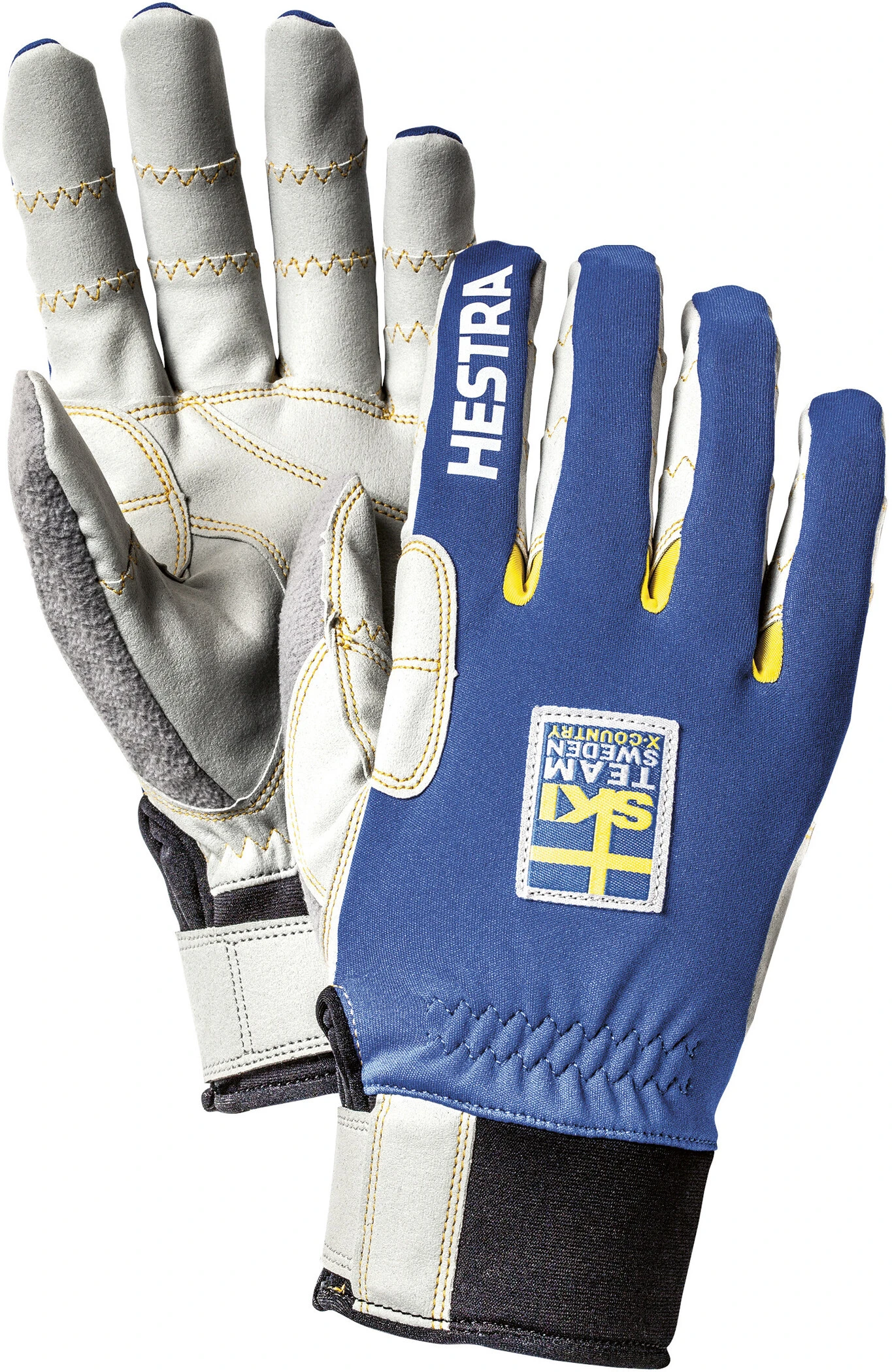 Hestra Ergo Grip Windstopper Race Guanti 5 Dita, Blu/bianco 3 Hestra Ergo Grip Windstopper Race Guanti 5 Dita, Blu/bianco