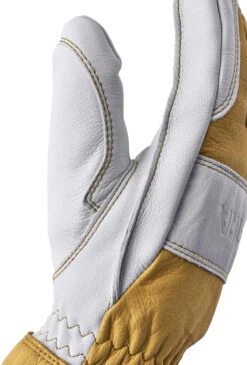 Hestra Fält Guide Guanti 5 Dita, Beige/bianco -Negozio Hestra hestra faelt guide kaesineet natural yellow offwhite 3