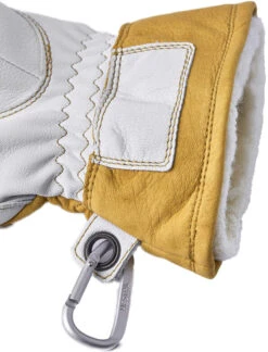 Hestra Fält Guide Guanti 5 Dita, Beige/bianco -Negozio Hestra hestra faelt guide kaesineet natural yellow offwhite 4