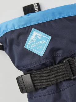 Hestra Gauntlet CZone Guanti Bambino, Blu/grigio -Negozio Hestra hestra gauntlet czone 5 finger gloves kids dark navy turquise 4