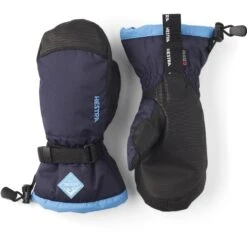 Hestra Gauntlet CZone Junior Guanti A Manopola - Dark Navy/turquoise