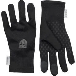 Hestra Infinium Stretch Liner Light - 5 Finger Guanti - Nero