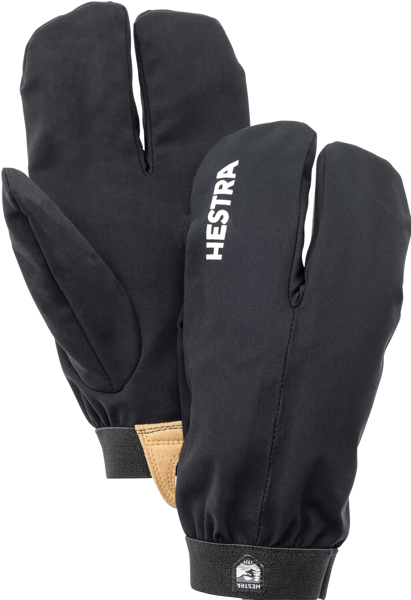 Hestra Nimbus Split Muffole, Nero 3 Hestra Nimbus Split Muffole, Nero