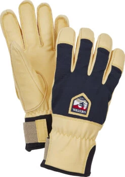 Hestra Sarek Ecocuir Guanti, Beige/blu