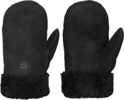 Hestra Sheepskin Muffole Donna, Nero