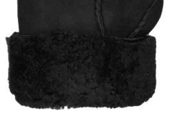 Hestra Sheepskin Muffole Donna, Nero -Negozio Hestra hestra sheepskin handskar dam black 4