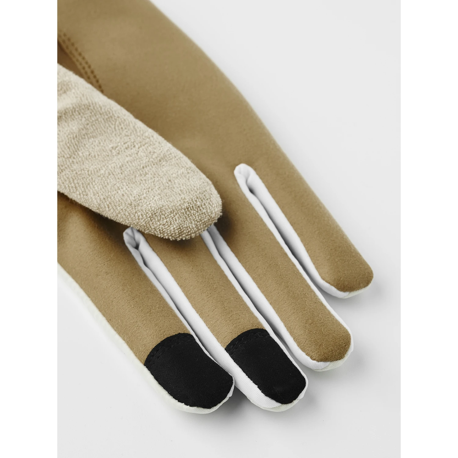 Hestra Guanti Ciclismo Sprint Long - 5 Finger - Almond White / Almond White 7 Hestra Guanti Ciclismo Sprint Long - 5 Finger - Almond White / Almond White - immagine 5