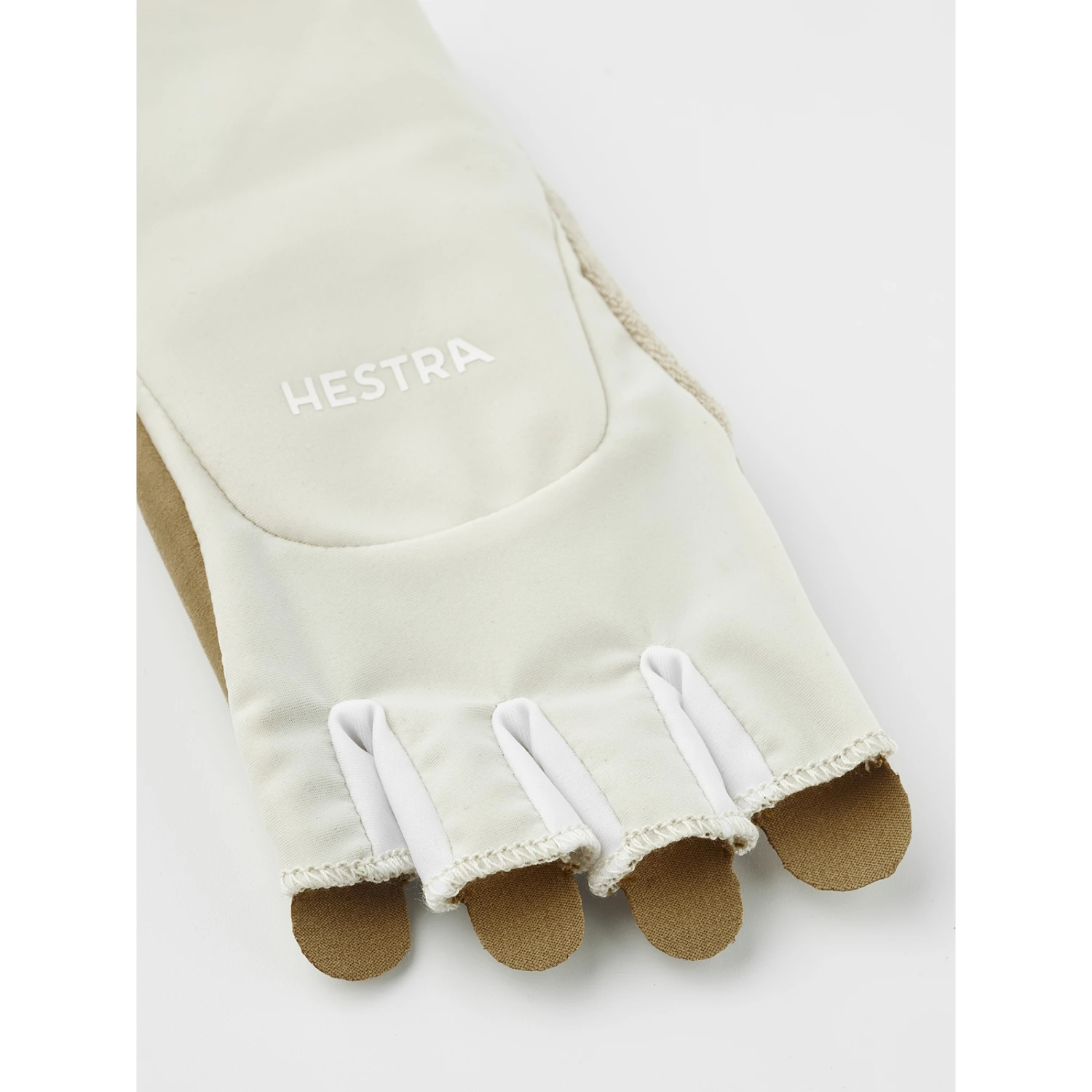 Hestra Guanti Ciclismo Sprint Short - 5 Finger - Almond White / Almond White 6 Hestra Guanti Ciclismo Sprint Short - 5 Finger - Almond White / Almond White - immagine 4