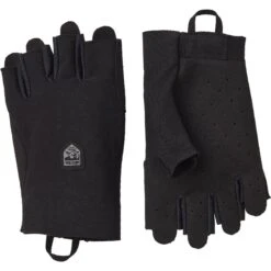 Hestra Guanti Ciclismo Ventair Short - 5 Finger - Nero