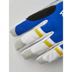 Hestra Guanti A 5 Dita - Windstopper Race Tracker - Royal Blue/yellow -Negozio Hestra hestra windstopper race tracker 5 finger gloves royal blue yellow 3 1553320