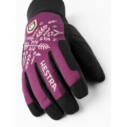 Hestra XC Primaloft - 5 Finger Guanti Da Sci Di Fondo Donna - Bordeaux Print -Negozio Hestra hestra womens xc primaloft 5 finger cross country gloves bordeaux print 3 1329027