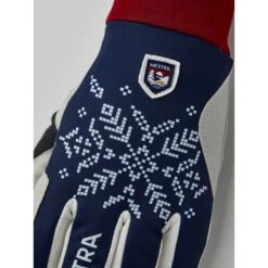 Hestra XC Primaloft - 5 Finger Guanti Da Sci Di Fondo Donna - Dark Navy Print -Negozio Hestra hestra womens xc primaloft 5 finger cross country gloves dark navy print 3 1329033
